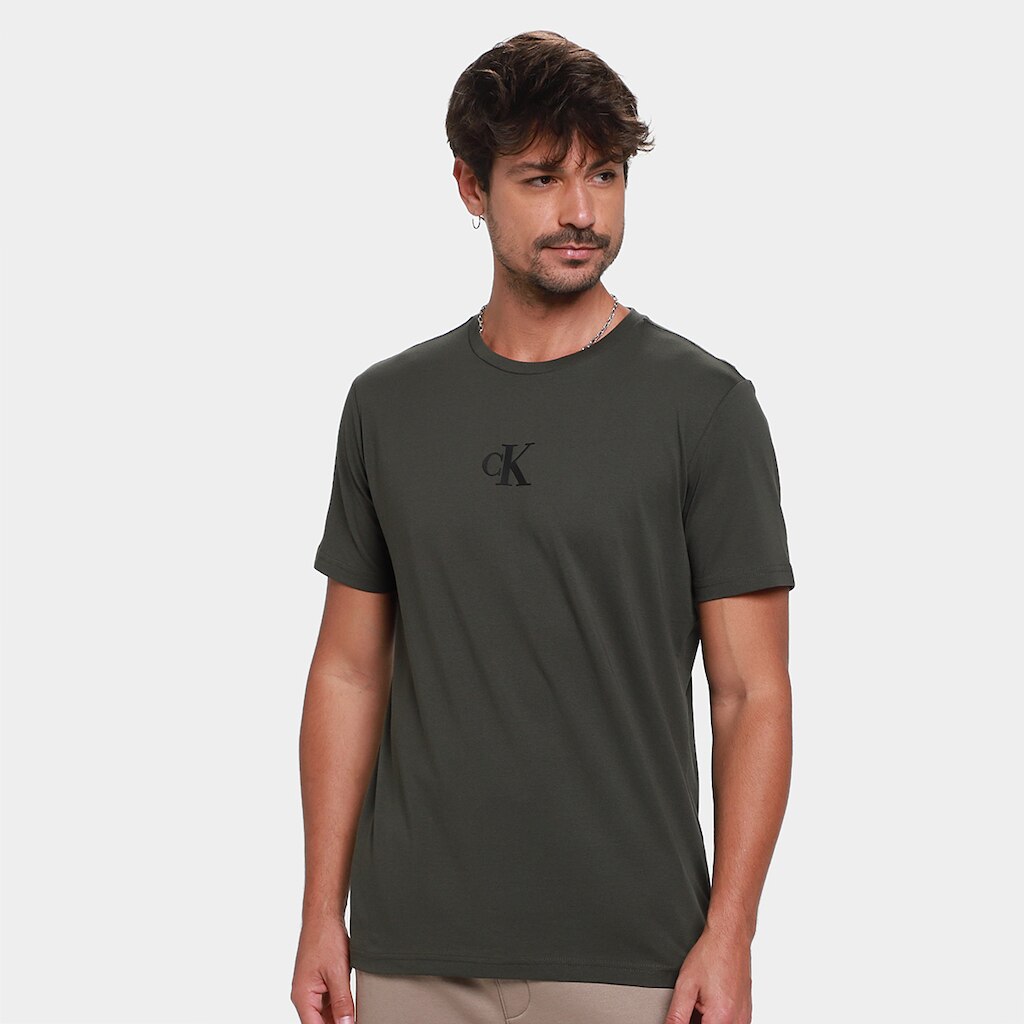 Camiseta Calvin Klein Rubber Patch Masculina