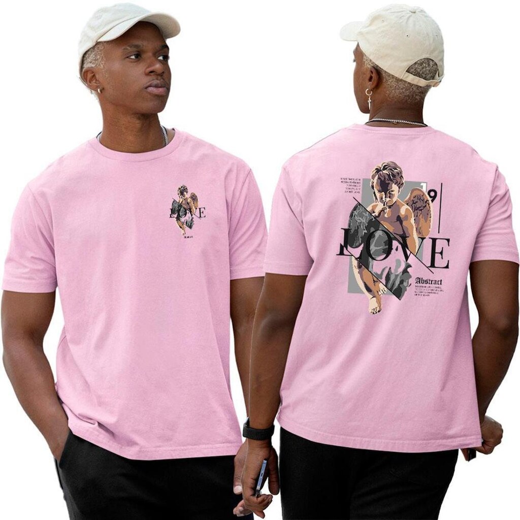 Camiseta Camisa Algodão‎ Silence Angel The Fair Abstract