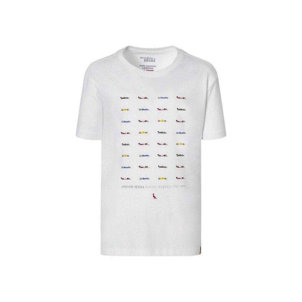 Camiseta Car Collection Senna Reserva Mini