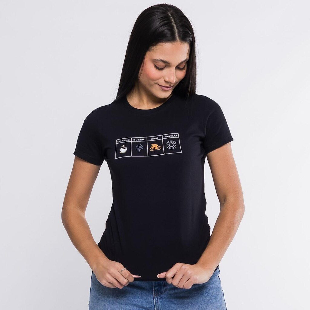 Camiseta Casual Feminina Marcio May Coffee
