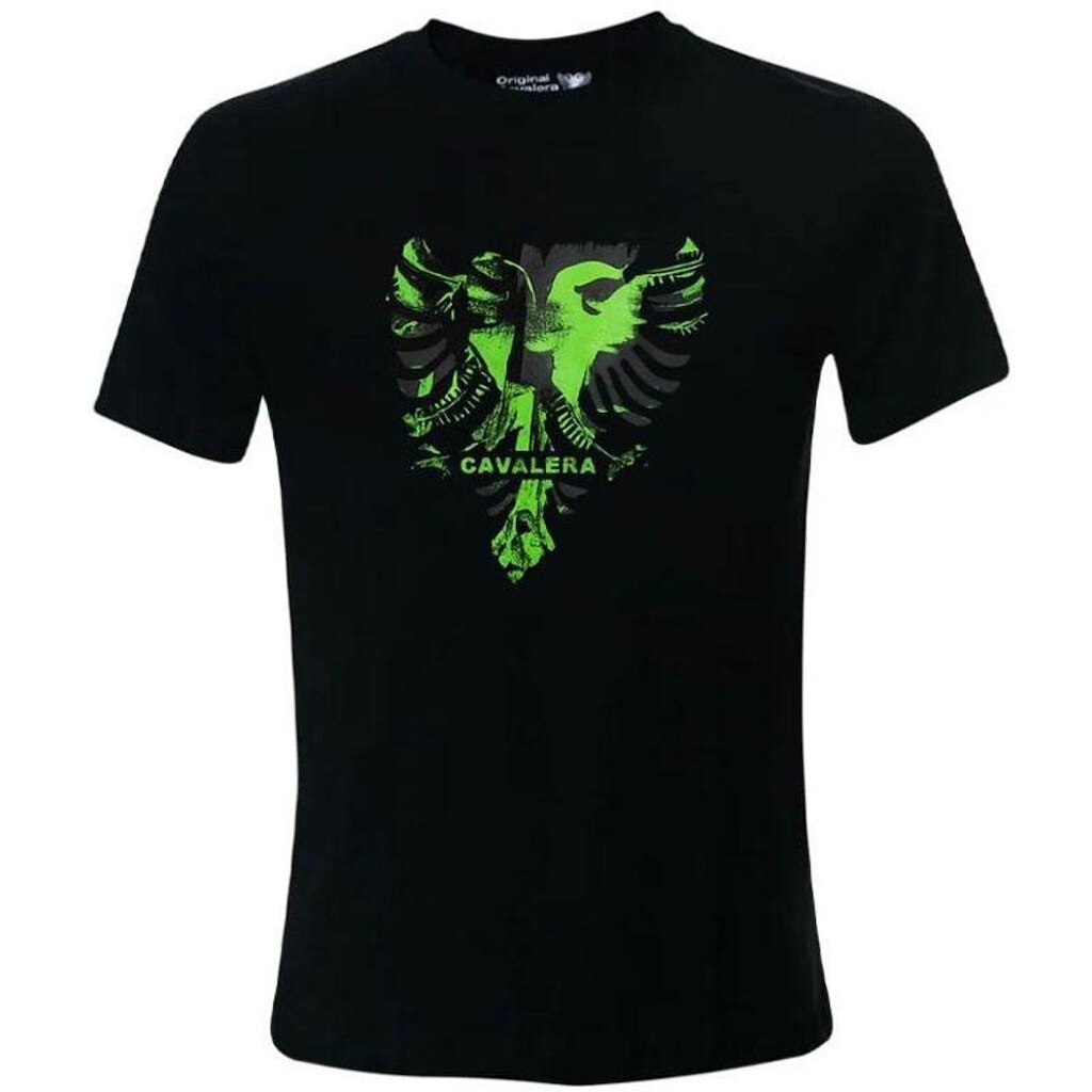 CAMISETA CAVALERA COMFORT ACEBDE COM CALOR PRETA MASCULINA