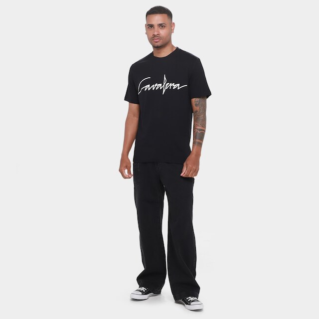 Camiseta Cavalera Comfort Assinatura Masculina
