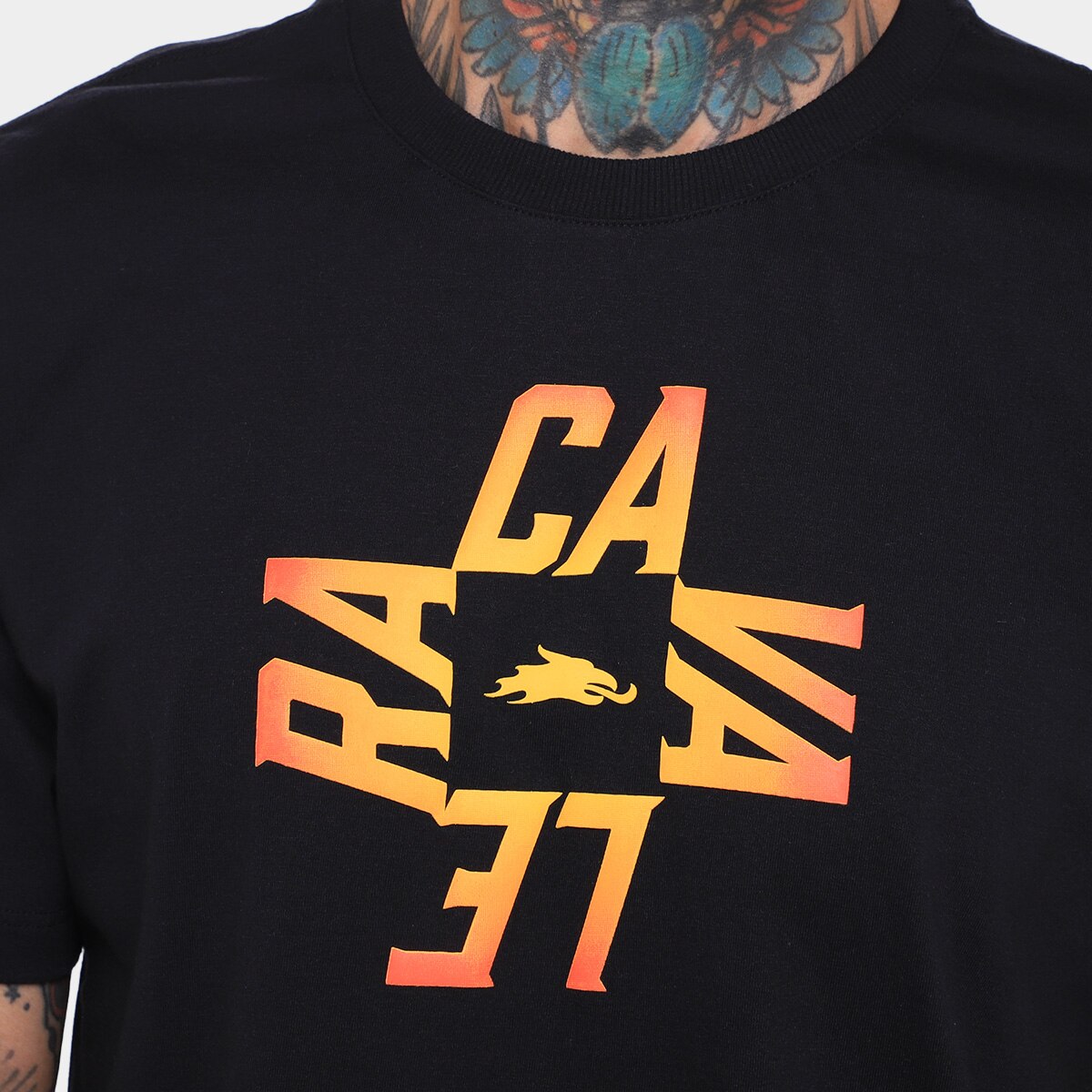 Camiseta Cavalera Comfort Degrade Asssinatura Masculina - 2
