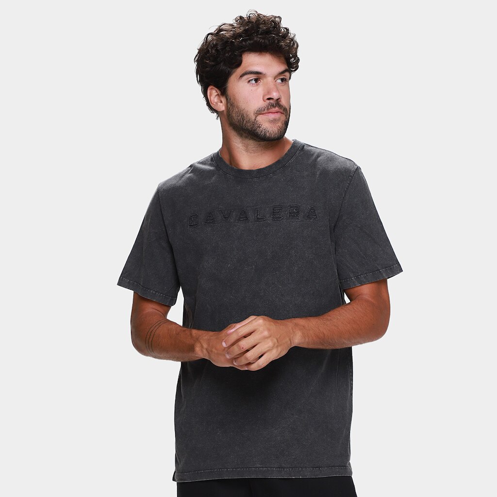 Camiseta Cavalera Comfort Laser Cutting Masculina