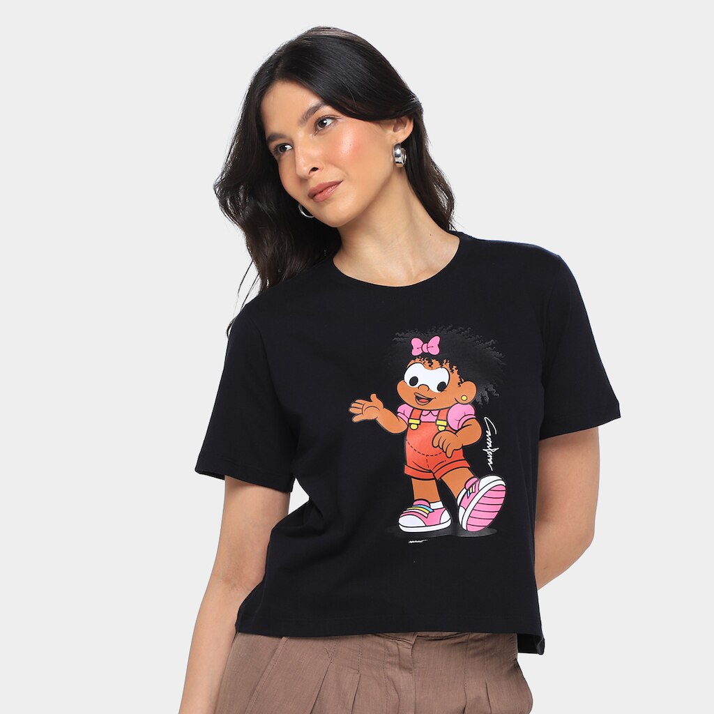 Camiseta Cavalera Folded Milena Feminina