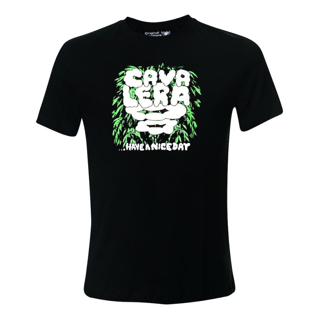 Camiseta Cavalera Have A Nice Day Preta Masculina