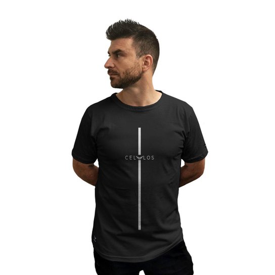 Camiseta Cellos Stripe Premium Masculina - Preto é boa?