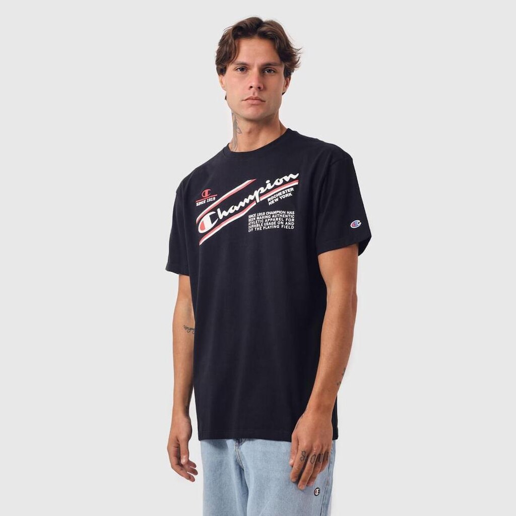 CAMISETA CHAMPION ATHLETIC DIAGONAL INK