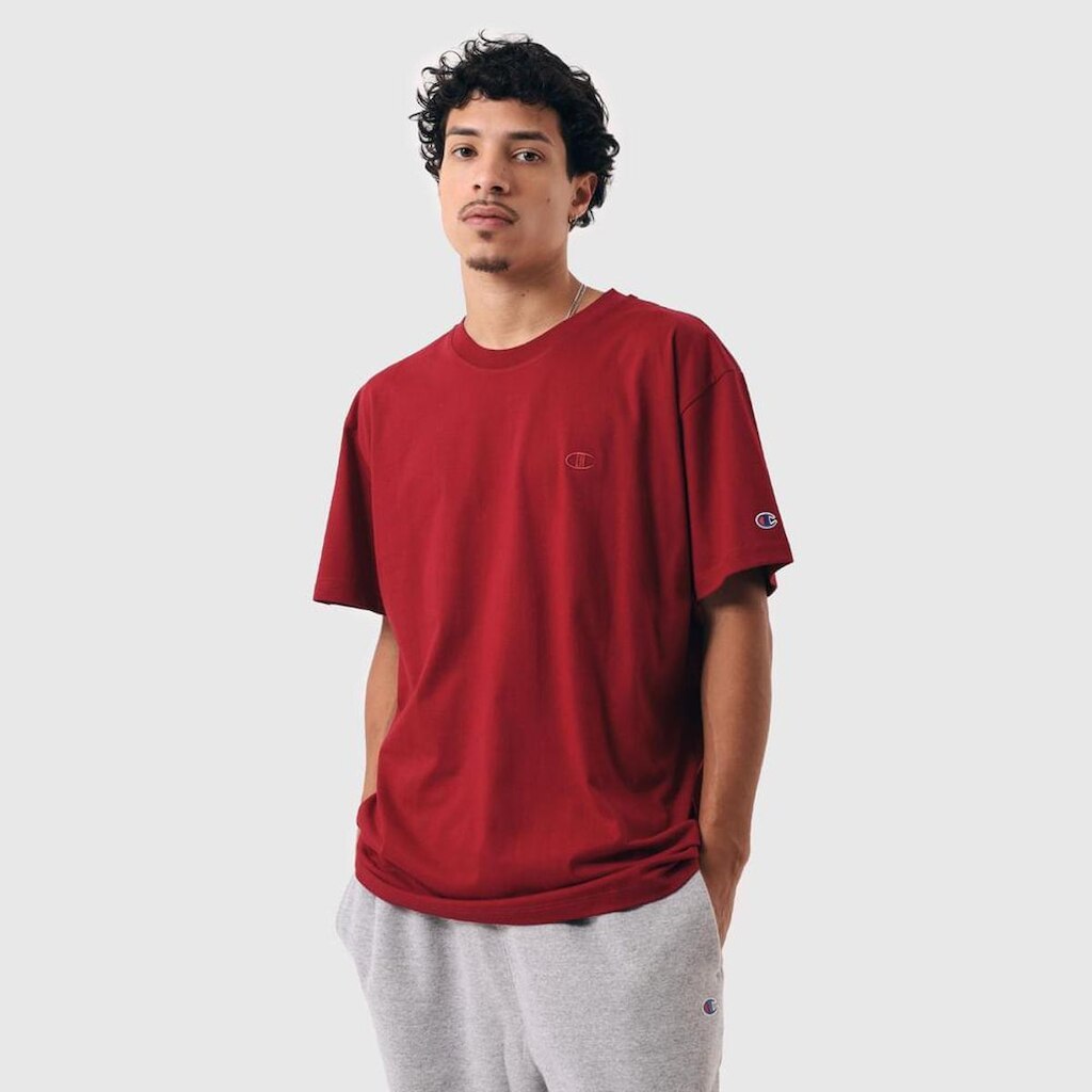 CAMISETA CHAMPION ATHLETIC LOGO C EMB