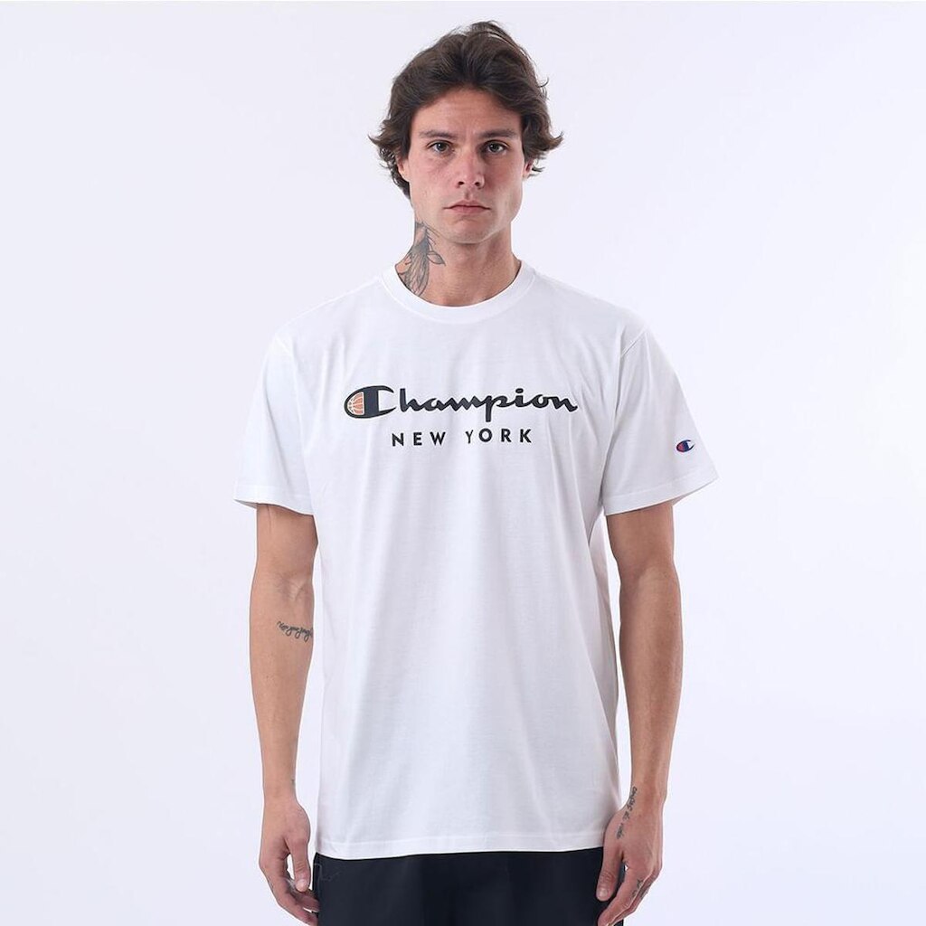 CAMISETA CHAMPION ATHLETIC NEW YORK INK
