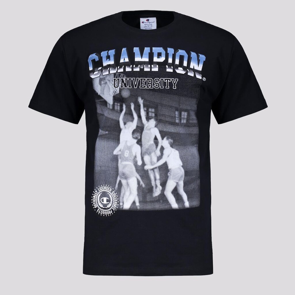 Camiseta Champion Basket University Preta