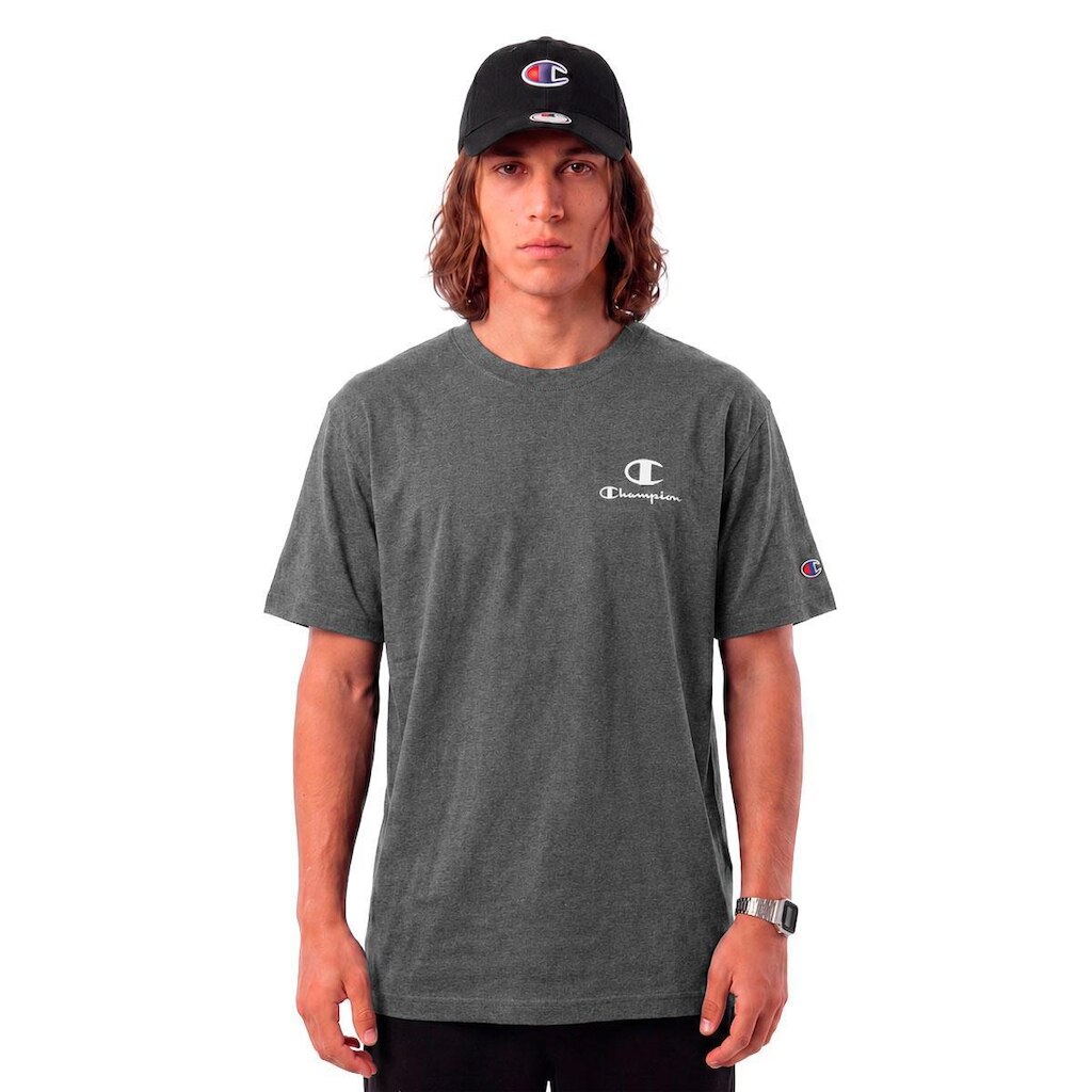 Camiseta Champion C Mini Script Unissex | Granite