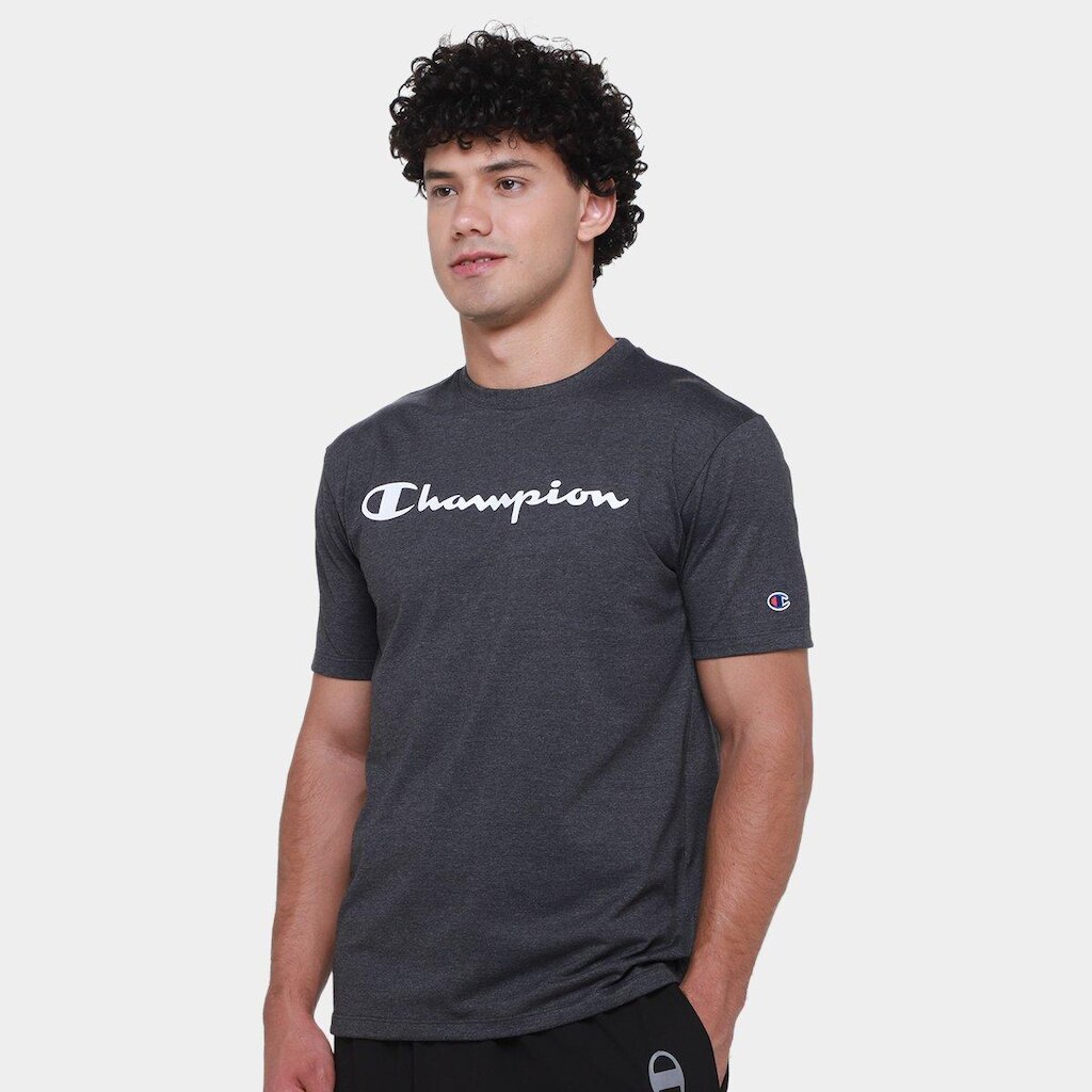 Camiseta Champion Carry Over Clas Script Masculina