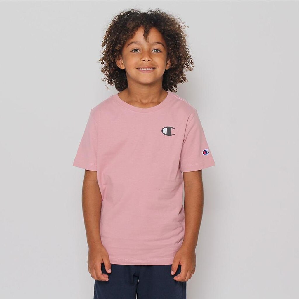 CAMISETA CHAMPION INFANTIL C LOGO INK