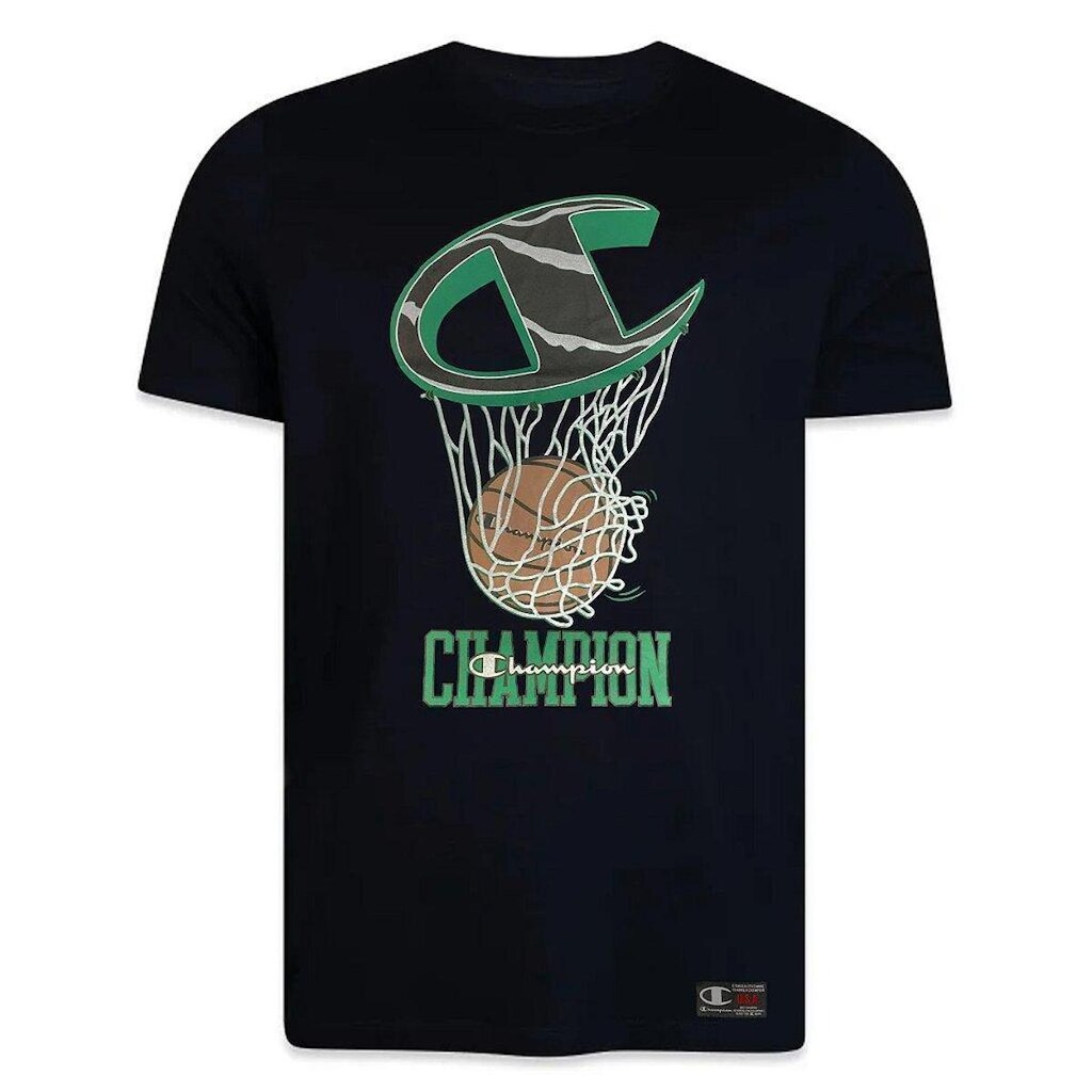 Camiseta Champion Manga Curta Basketball Ring Silk