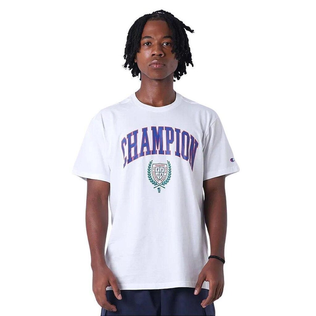 Camiseta Champion Manga Curta Over Seal Preto