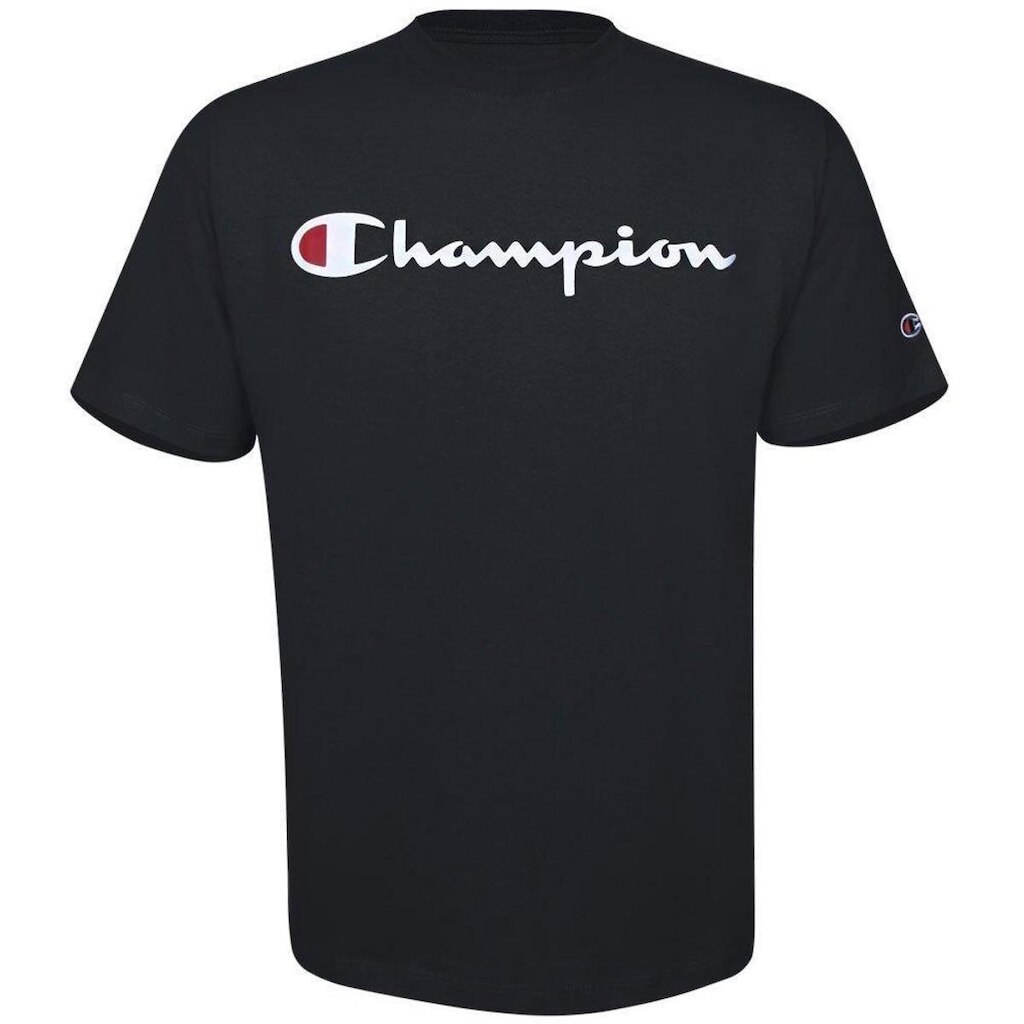 Camiseta Champion Masculina Script Logo Print