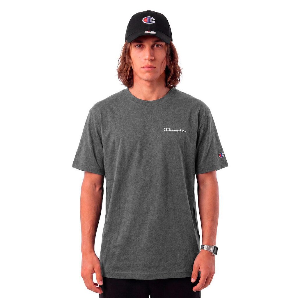 Camiseta Champion Mini Script Unissex | Granite