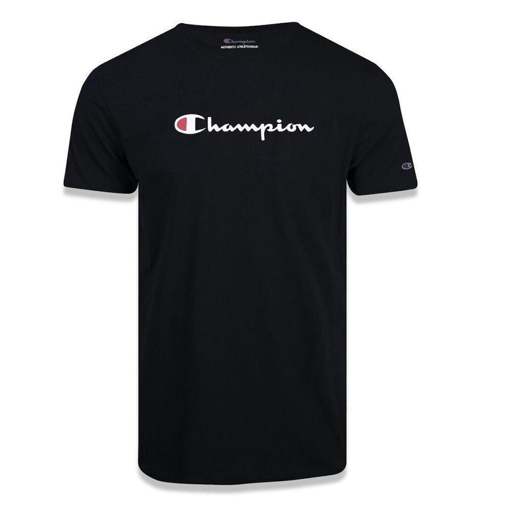 Camiseta CHampion Script Logo Ink Feminina - Preto - G