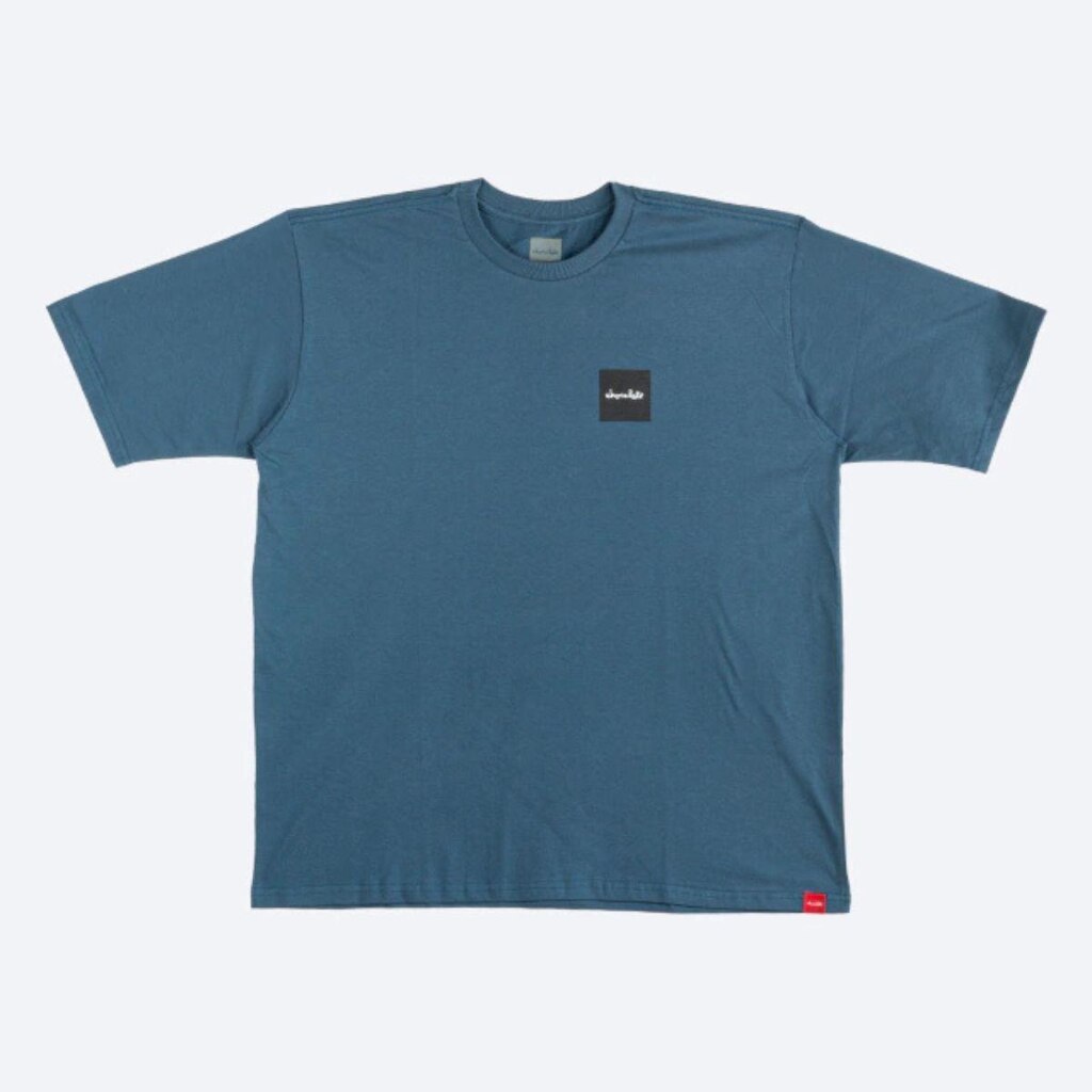 CAMISETA CHOCOLATE SKATEBOARD OVER CHOCO SQUARE TEE AZUL