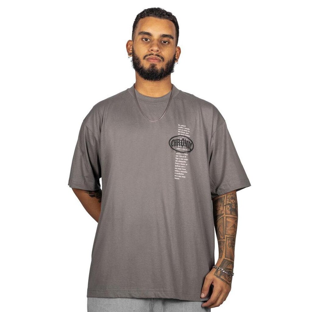 Camiseta Chronic 4478 Chumbo Original