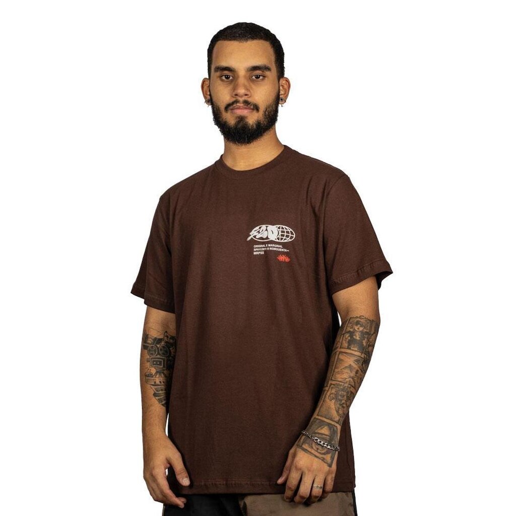 Camiseta Chronic 4483 Marrom