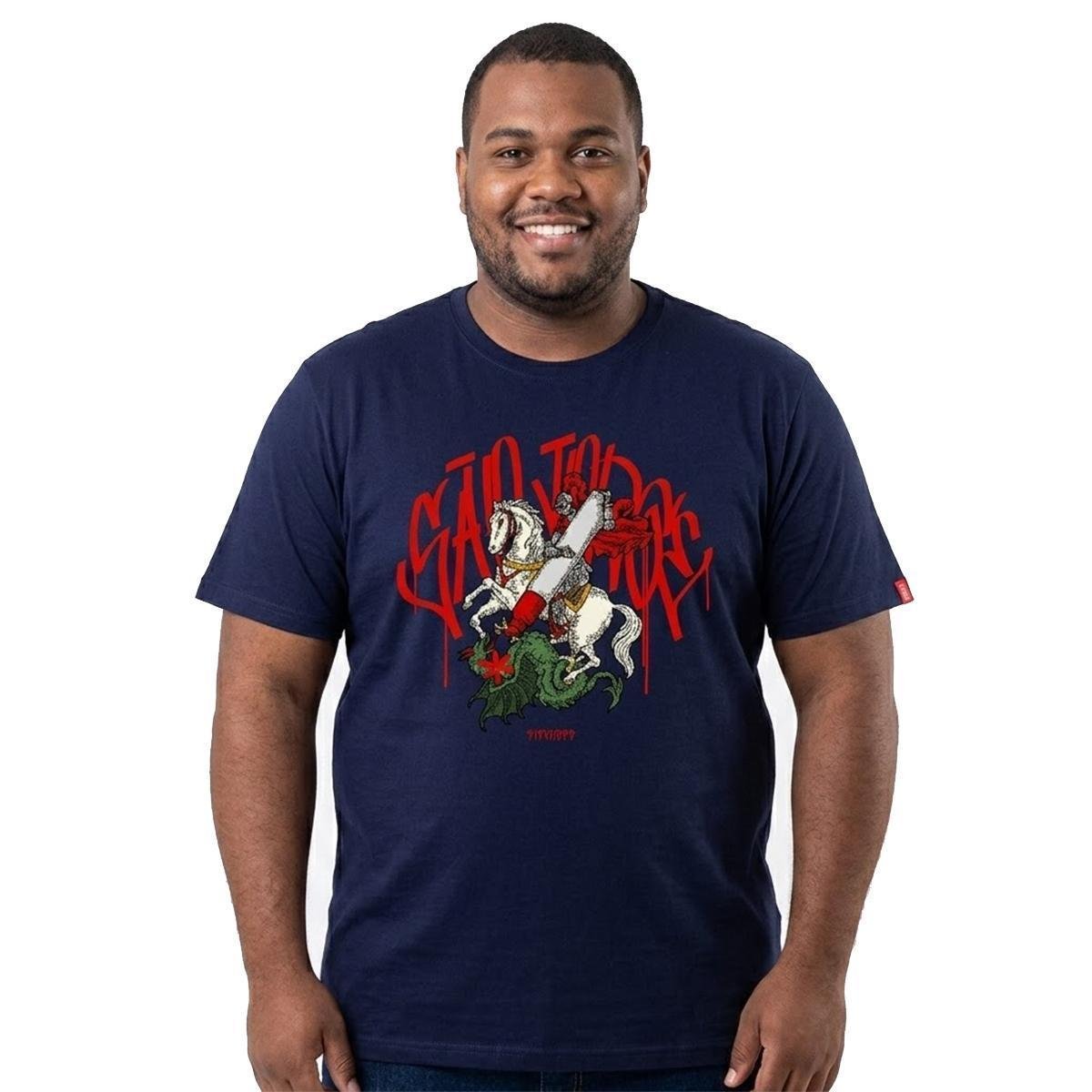 Camiseta Chronic Big São Jorge Dragão Azul 4185 é boa?