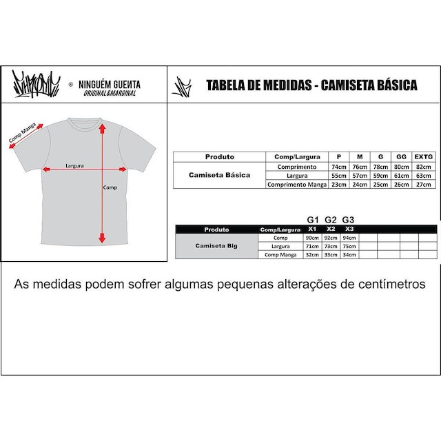 Camiseta Chronic Big Time Guadalupe Arabesco 048 Azul