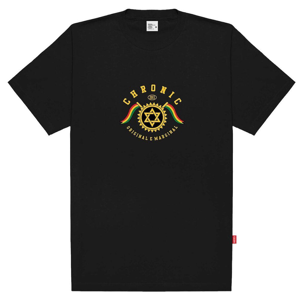 Camiseta Chronic Bob Marley Reggae Roots Preto 4252