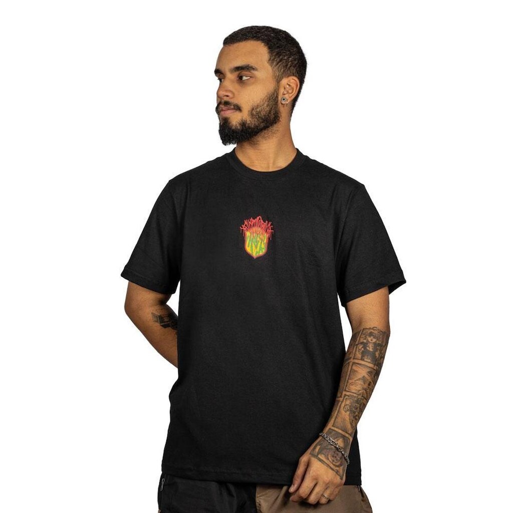 Camiseta Chronic Brasil Balaclava Preto