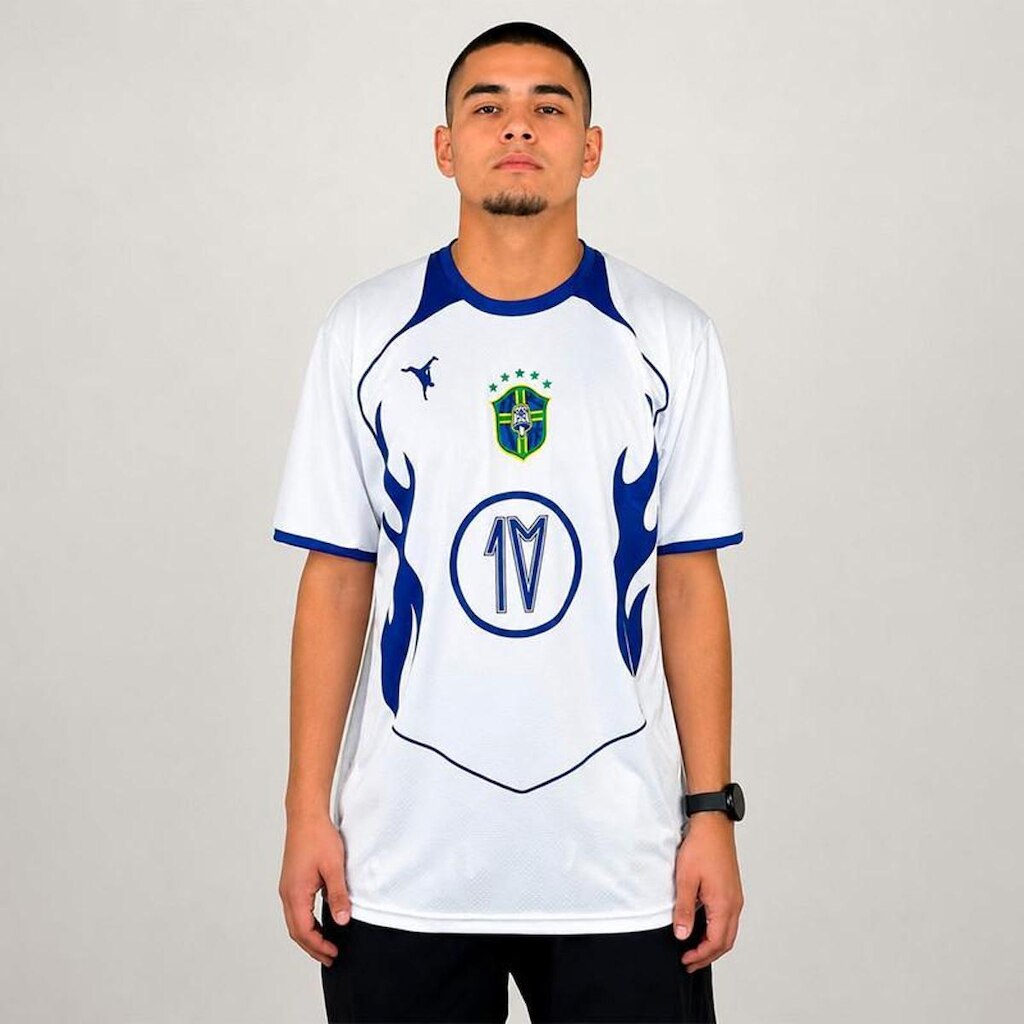 Camiseta Chronic Brasil Copa Amarela Branca Azul Verde