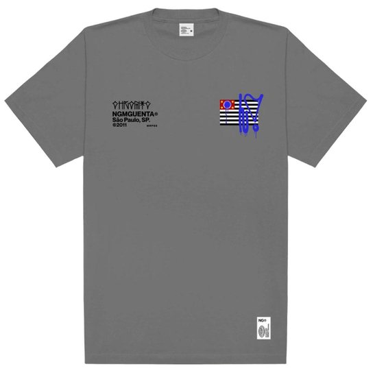 Camiseta Chronic Lixomania Edifício Banespão SP Cinza 016