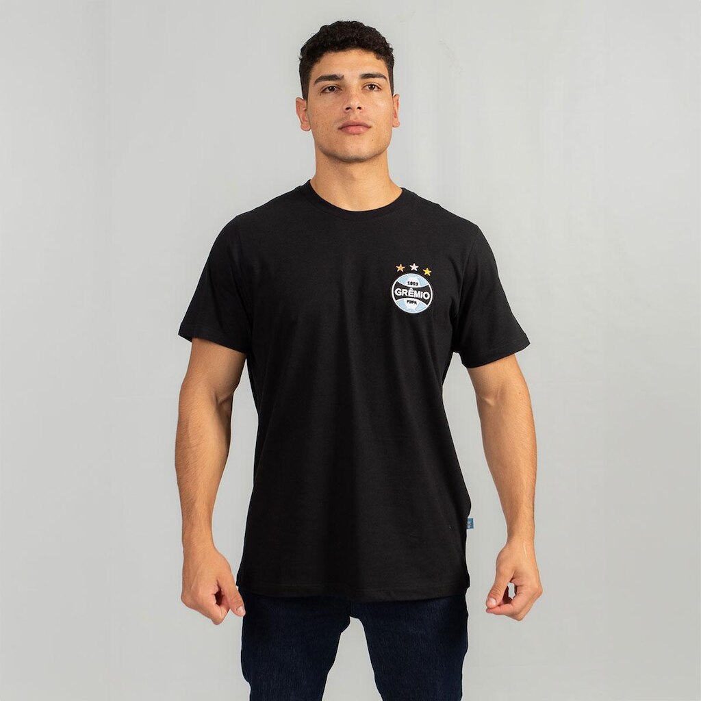 Camiseta Classic Grêmio Tradicional Preto