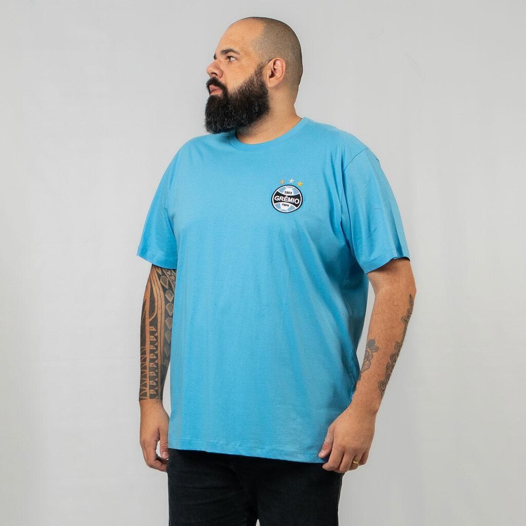 Camiseta Classic Large Grêmio Tradicional Azul