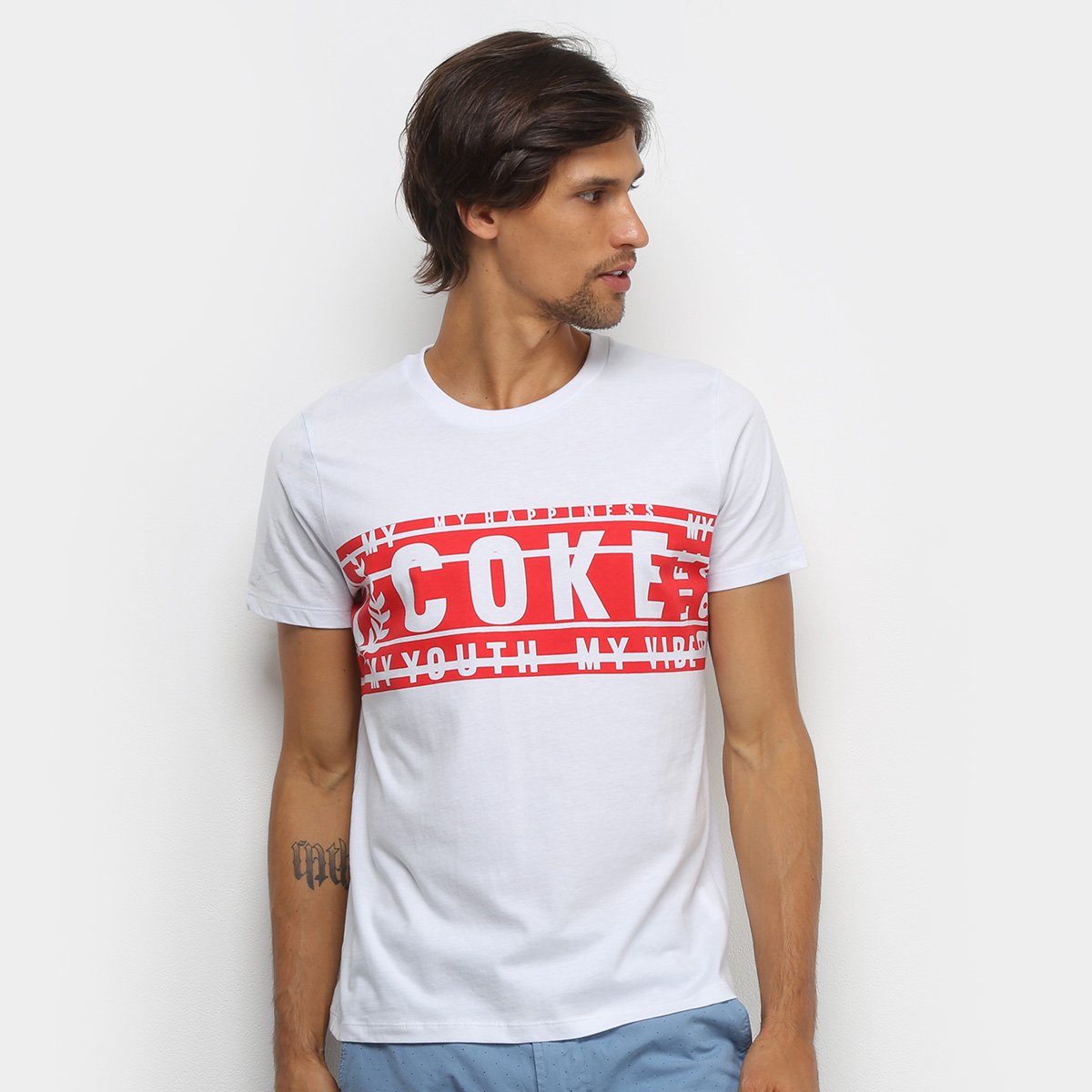 camiseta da coca