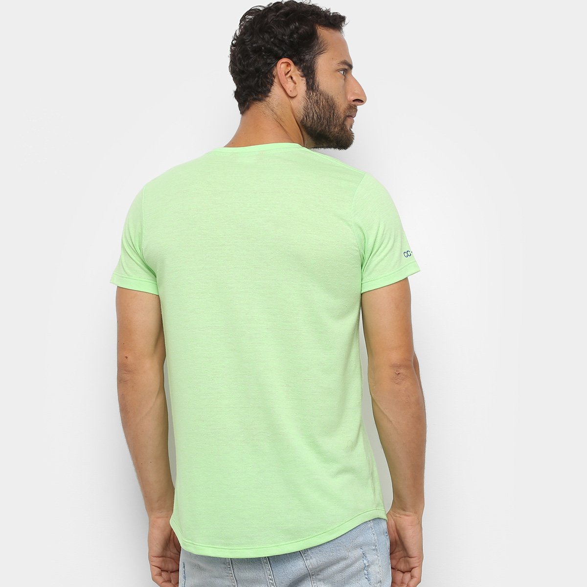 blusa verde lisa