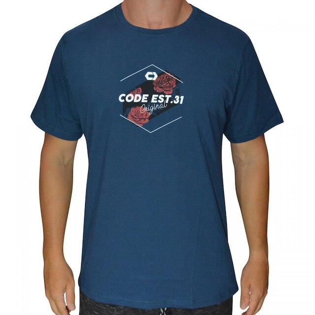 Camiseta Code Original - Azul | Netshoes