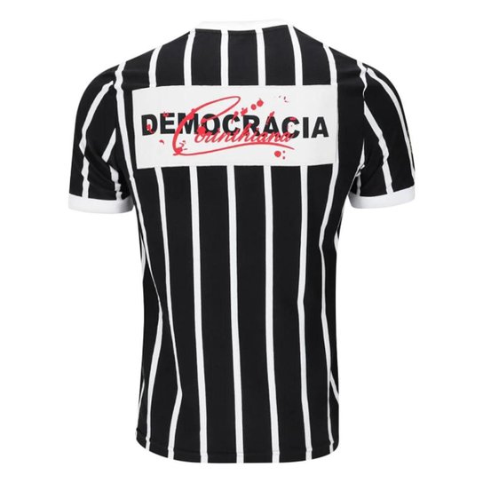 CAMISETA COIMBRA CORINTHIANS RETRÔ DEMOCRACIA MASCULINA