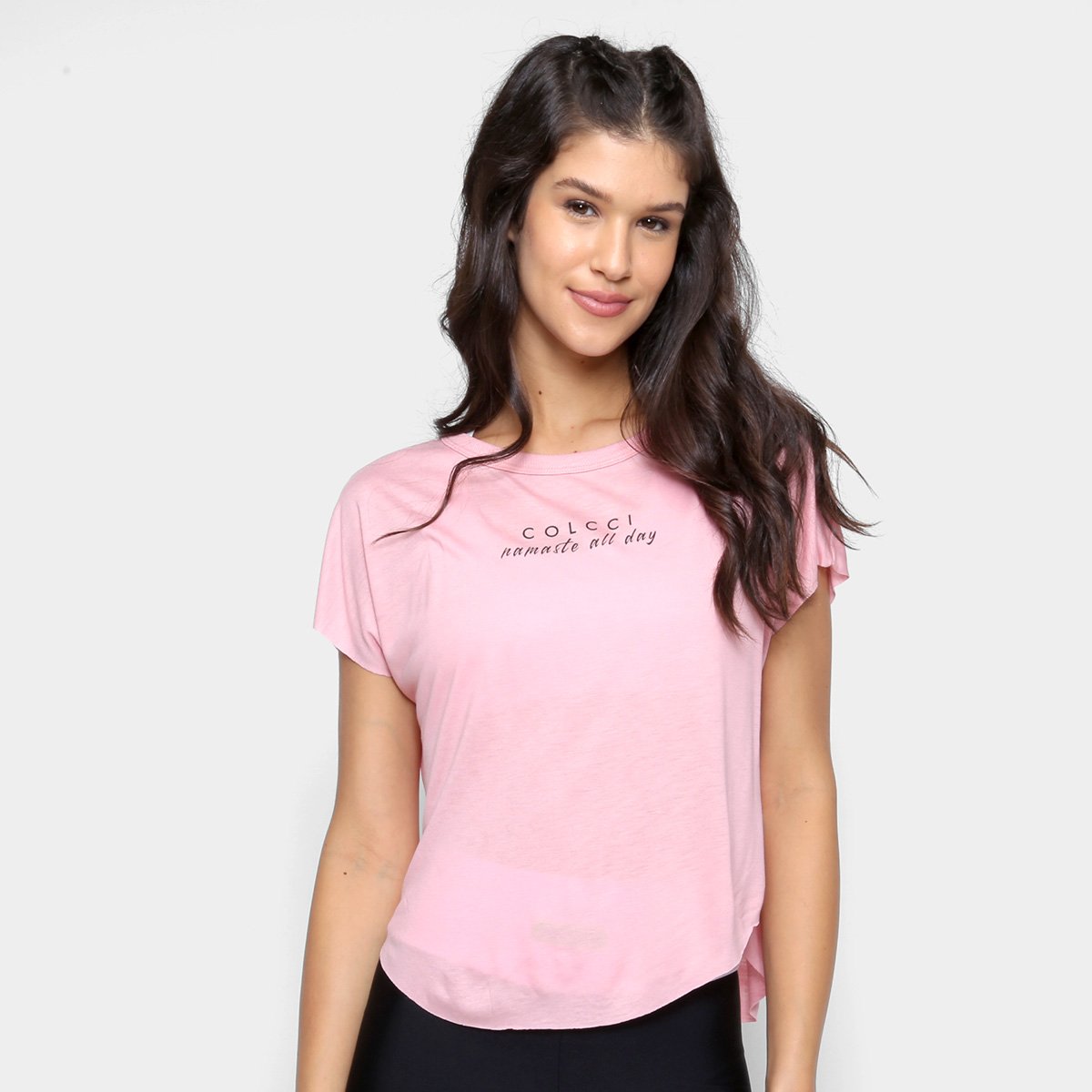 Camiseta colcci feminina rosa Clearance