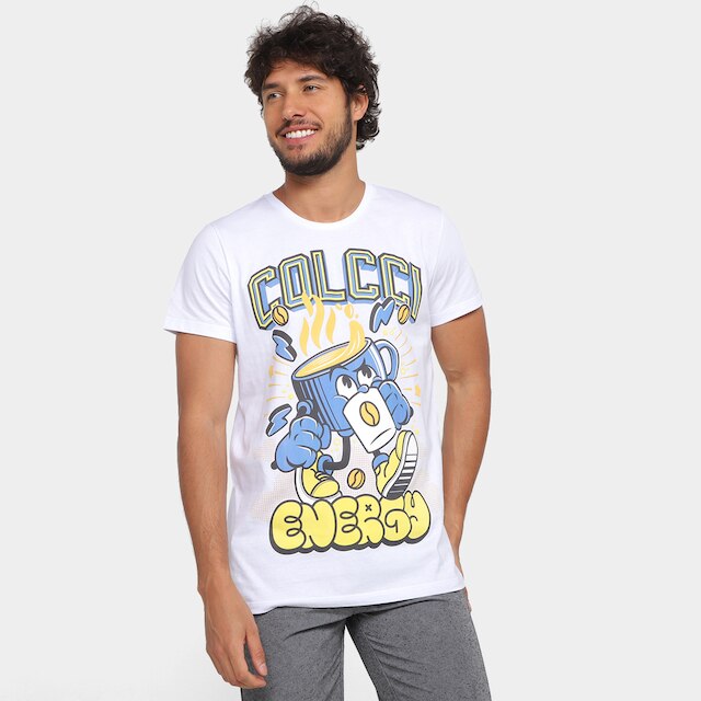 Menor preço em Camiseta Colcci Cup Masculina - Branco