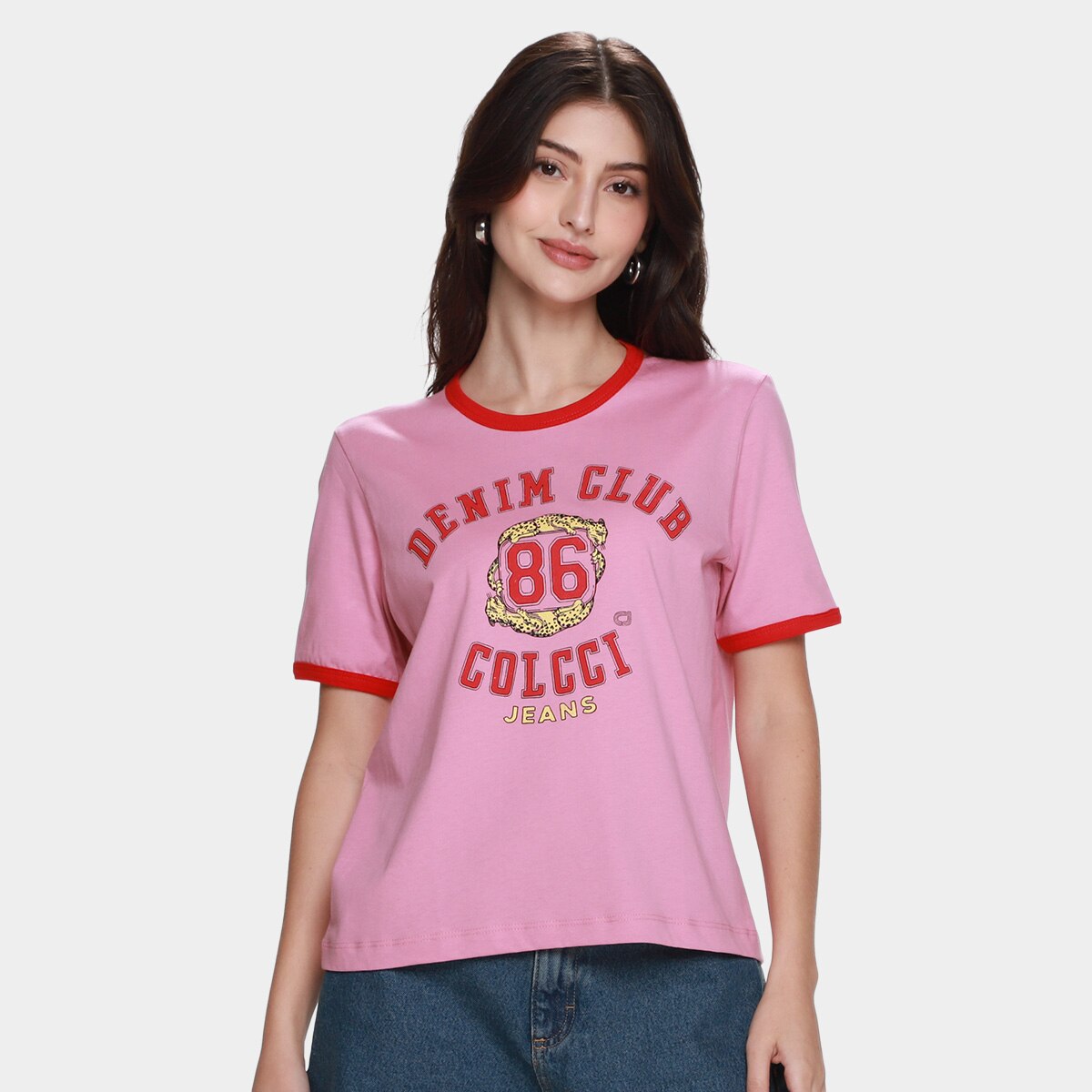 Menor preço em Camiseta Colcci Jeans Casual Feminina