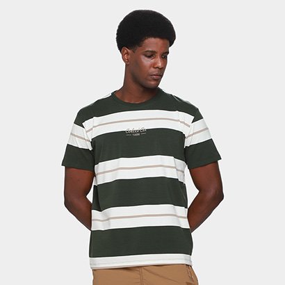 Camiseta Colcci Listrada Masculina - Masculino