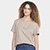 Camiseta Colcci Logo Feminina - Bege