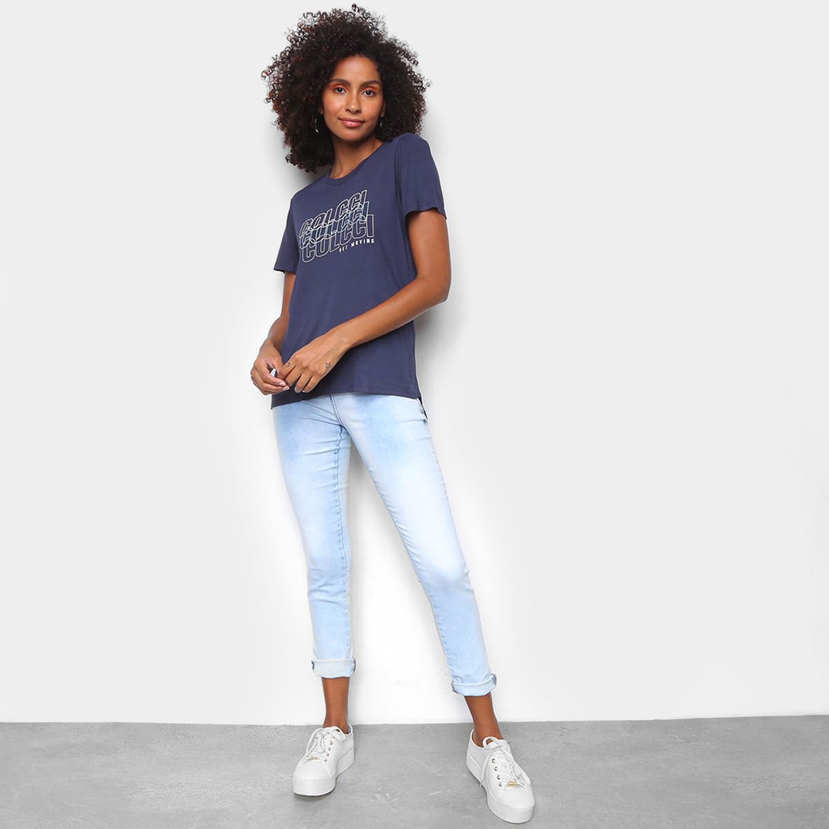 Camiseta Colcci Logo Get Moving Feminina - 3