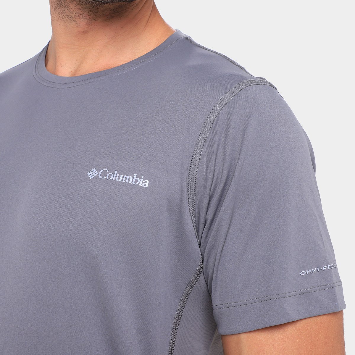 Camiseta Columbia Zero Rules Light Ss Crew Masculina - 2