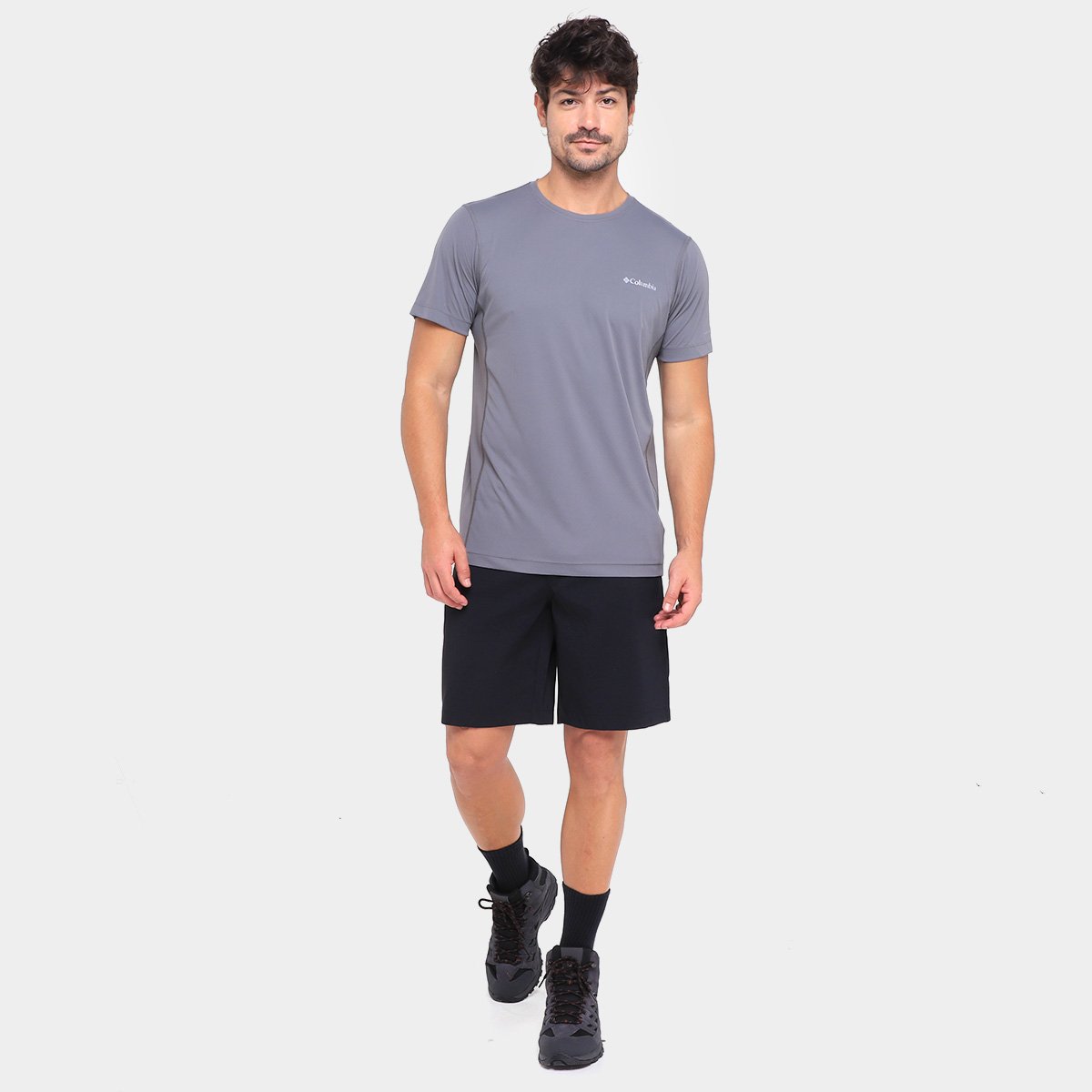 Camiseta Columbia Zero Rules Light Ss Crew Masculina - 3