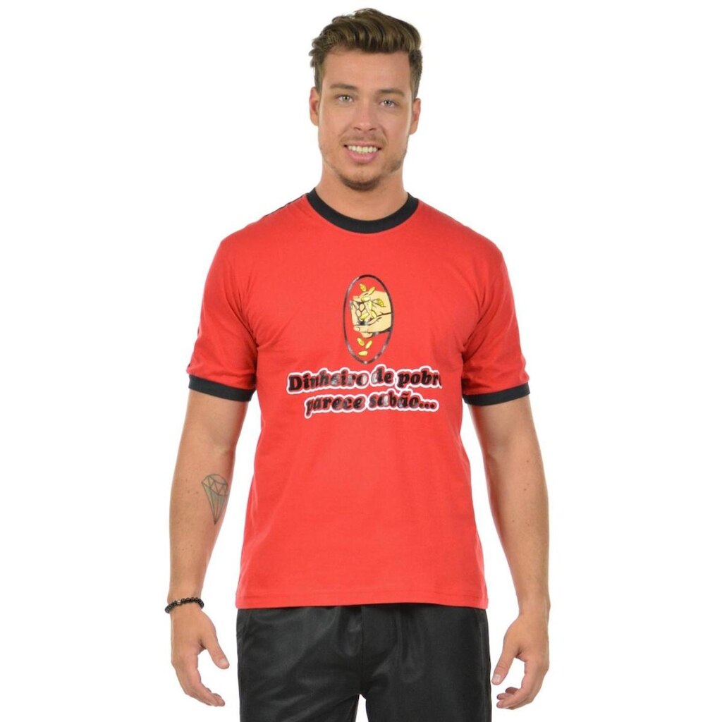 Camiseta com frase fenomenal Preto M