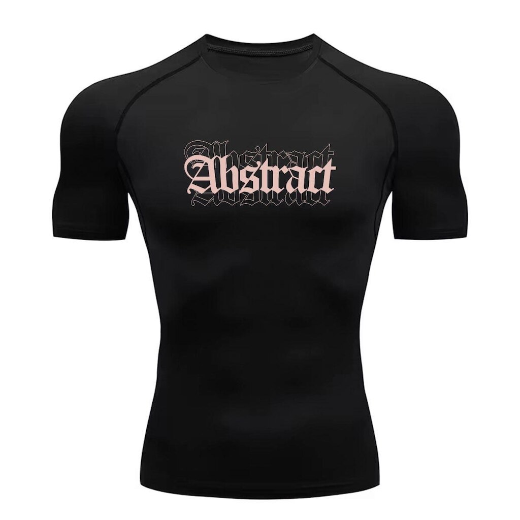 Camiseta Compressão Treino Estilo Gym Abstract