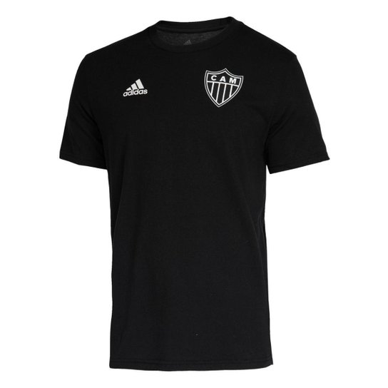 Camiseta Concentração Atletico Mineiro-Preto Adidas - Preto Menor preço em Camiseta Concentração Atletico Mineiro-Preto Adidas - Preto