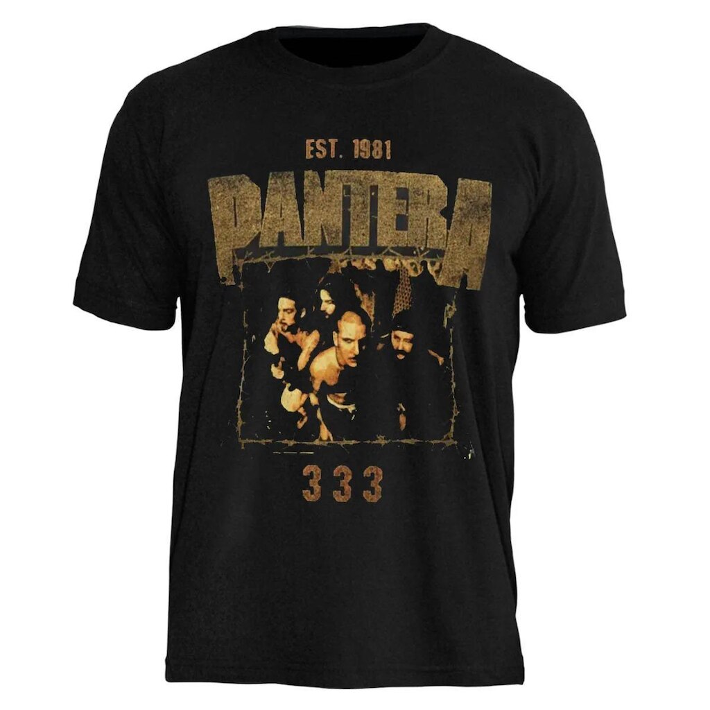Camiseta Consulado do Rock Pantera em Algodão Manga Curta